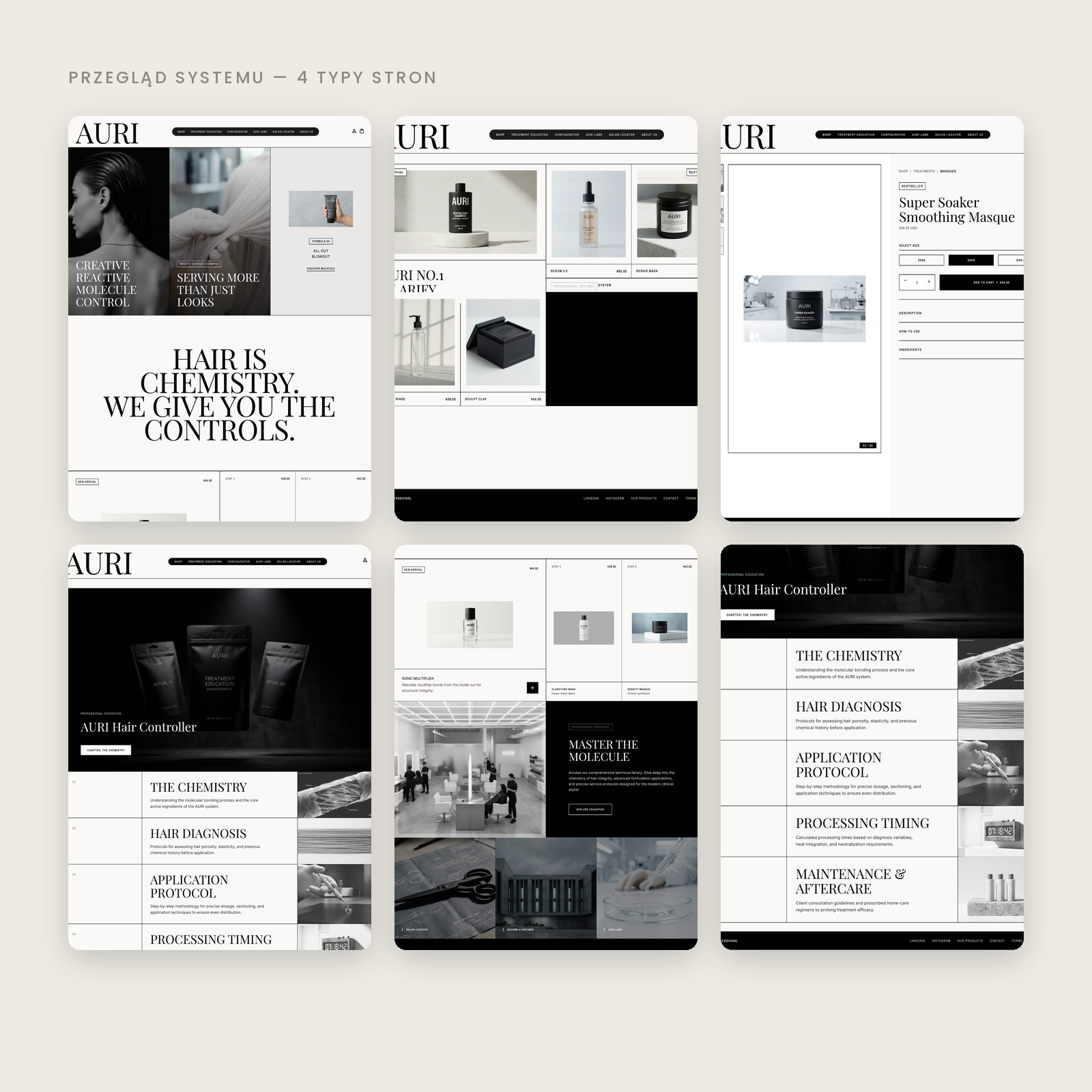 Auri - Webdesign — 3