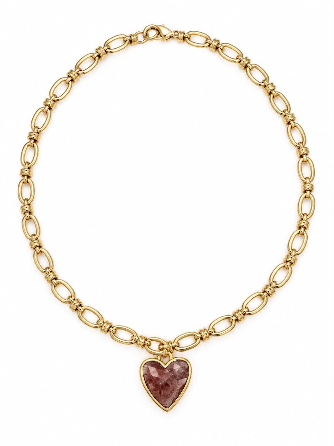 Collar Corazón Rosa