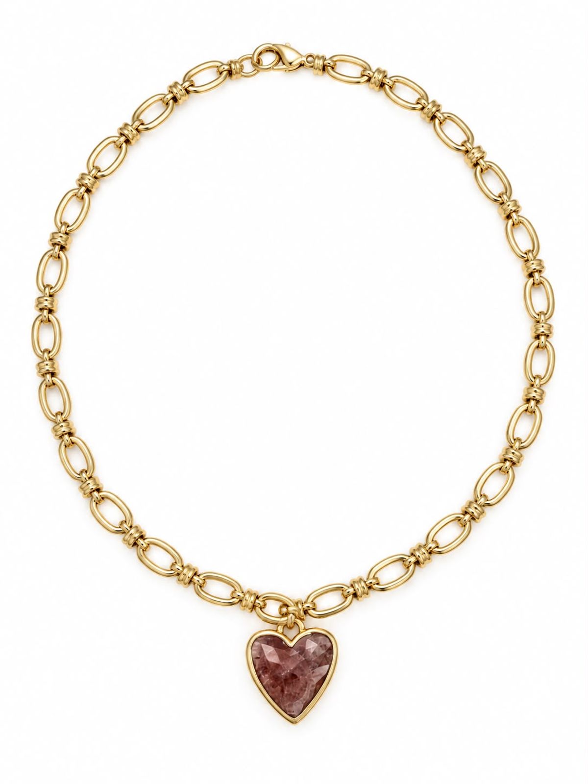 Collar Corazón Rosa