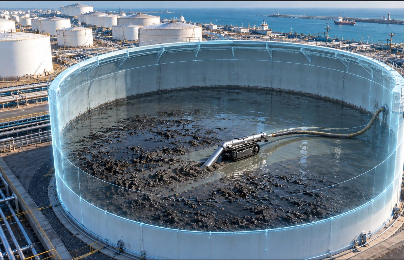 Tank Sludge Cleaning