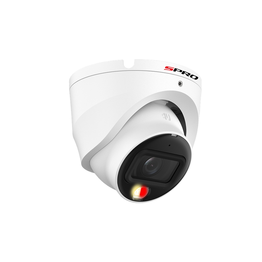 The SPRO 4MP Active Deterrence turret from the other side