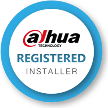 Dahua approved installer badge