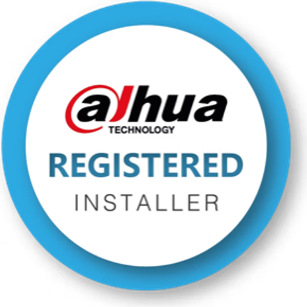 Dahua approved installer badge