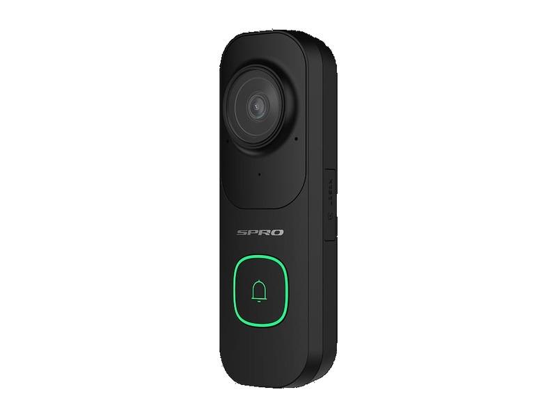 The SPRO video doorbell in black