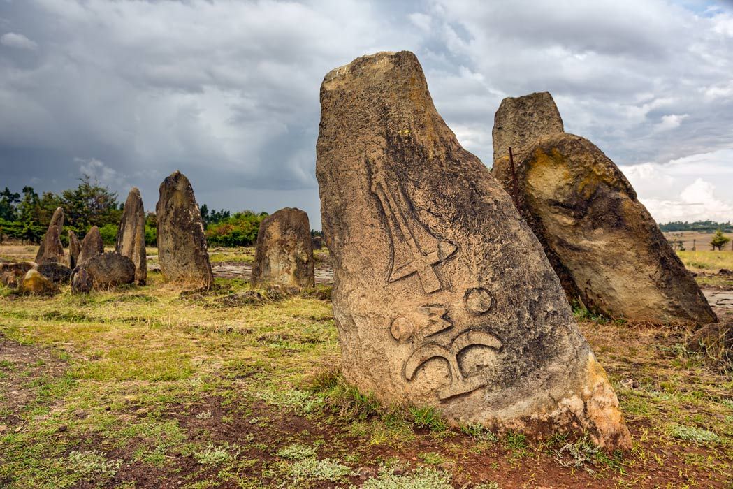 Fly Back to Addis Ababa and Visit Tiya & Melka Kunture
