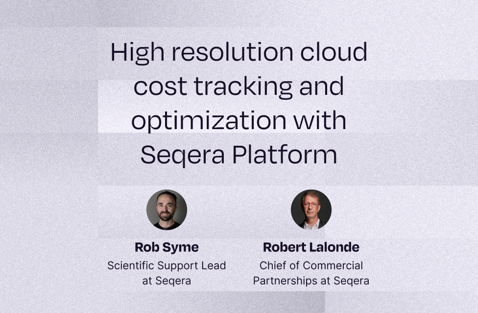 Webinar: High resolution cloud cost tracking and optimization with Seqera Platform