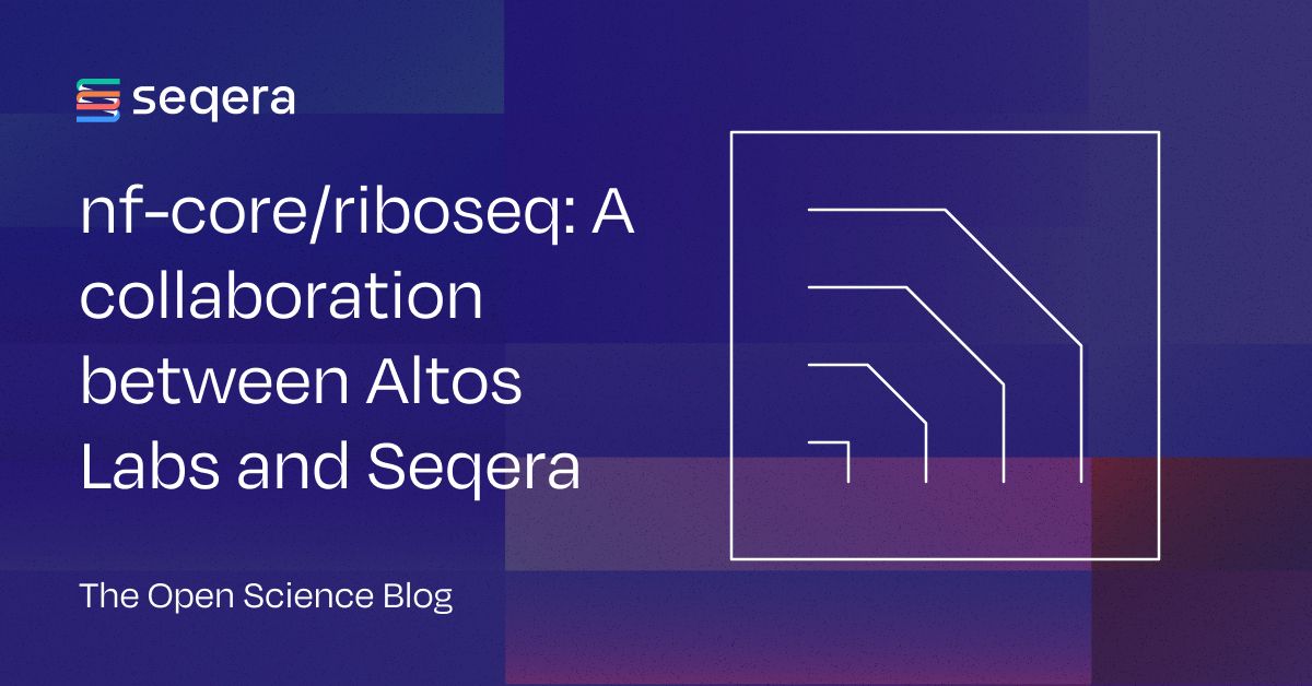 nf-core/riboseq: A collaboration between Altos Labs and Seqera