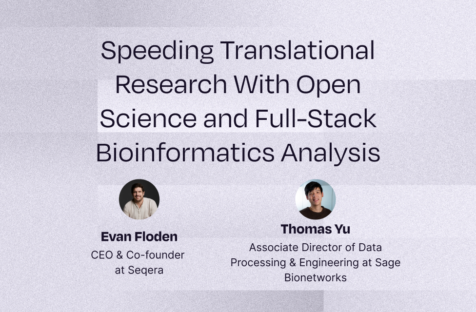 Speeding Translational Research With Open Science and Full-Stack Bioinformatics Analysis