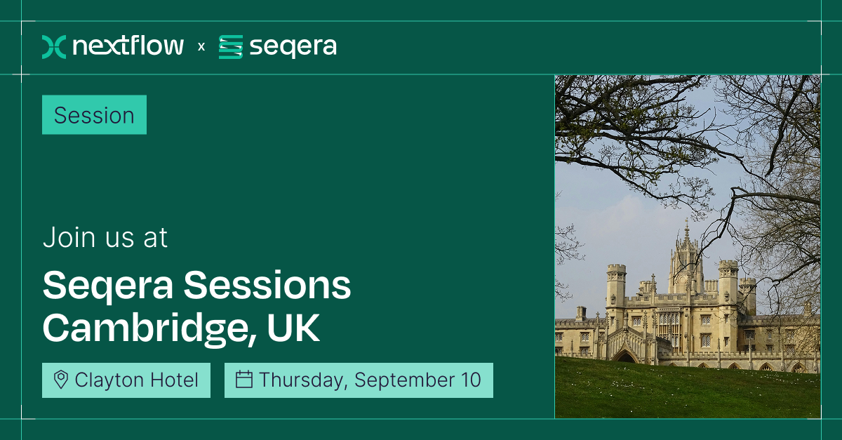 Seqera Sessions Cambridge, UK 2026