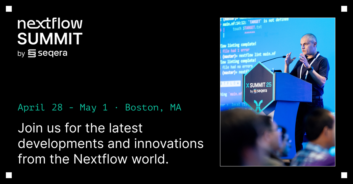 Nextflow Summit Boston 2026 | Seqera