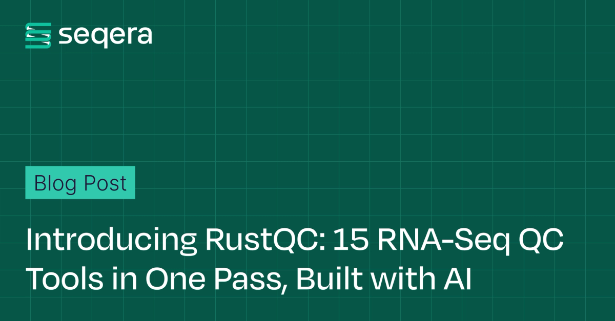 Introducing RustQC: 15 RNA-Seq QC Tools in One Pass, Built with AI | Seqera