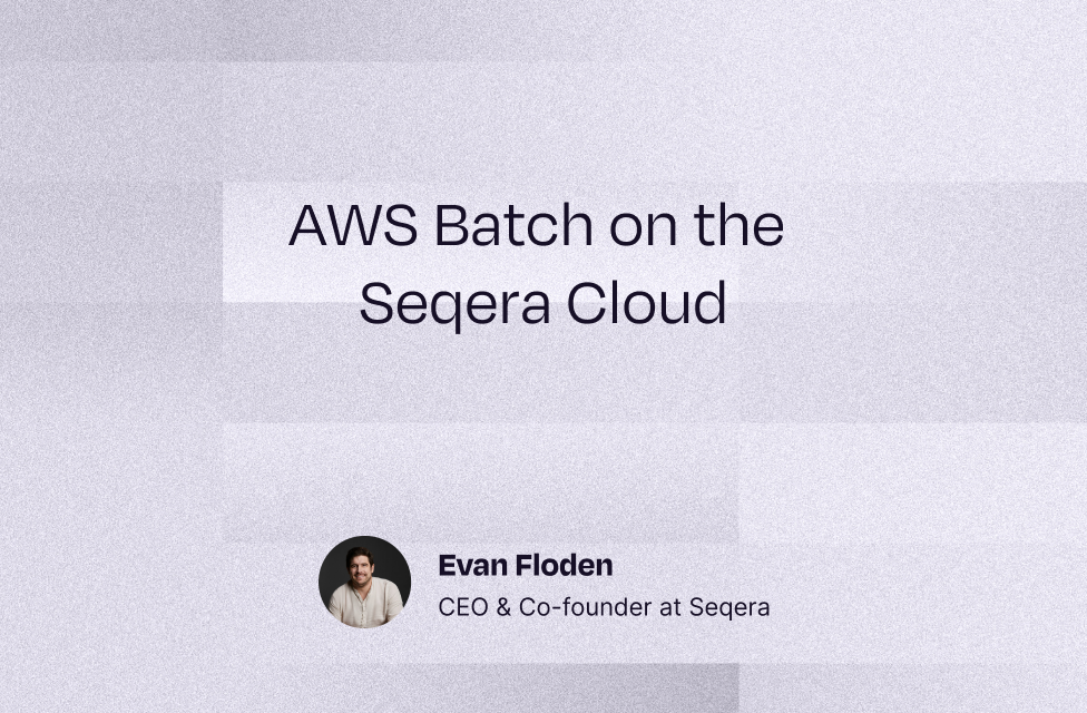 AWS Batch on the Seqera Cloud Webinar Series 2021