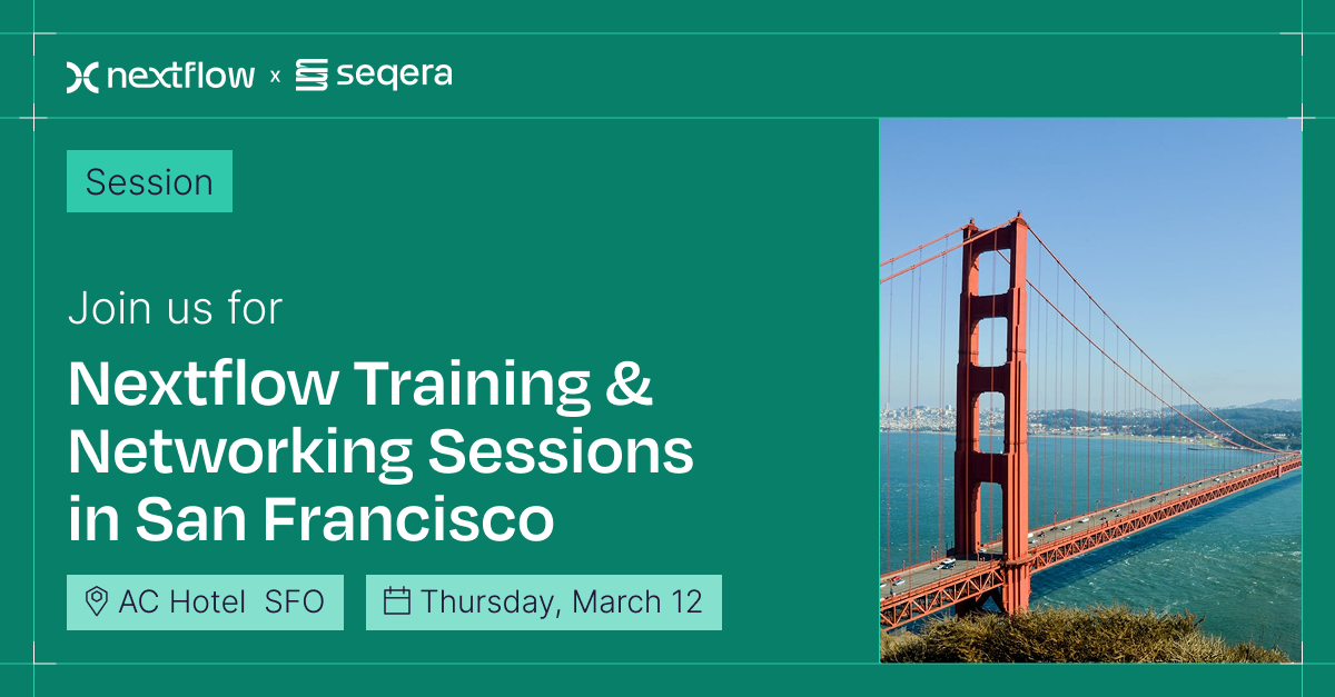 Seqera Sessions San Francisco 2026