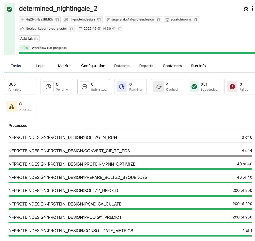 Monitoring Nextflow runs with Seqera