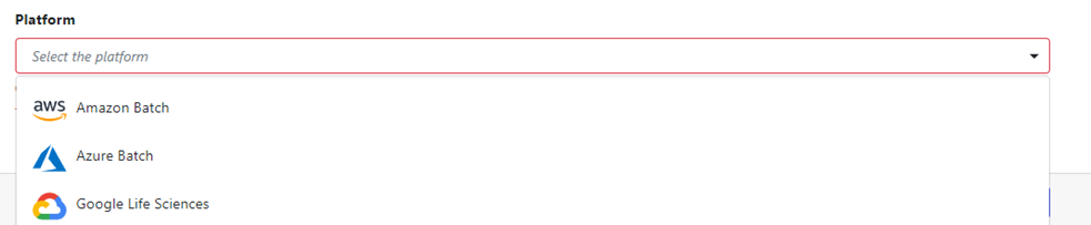 Select AWS Batch