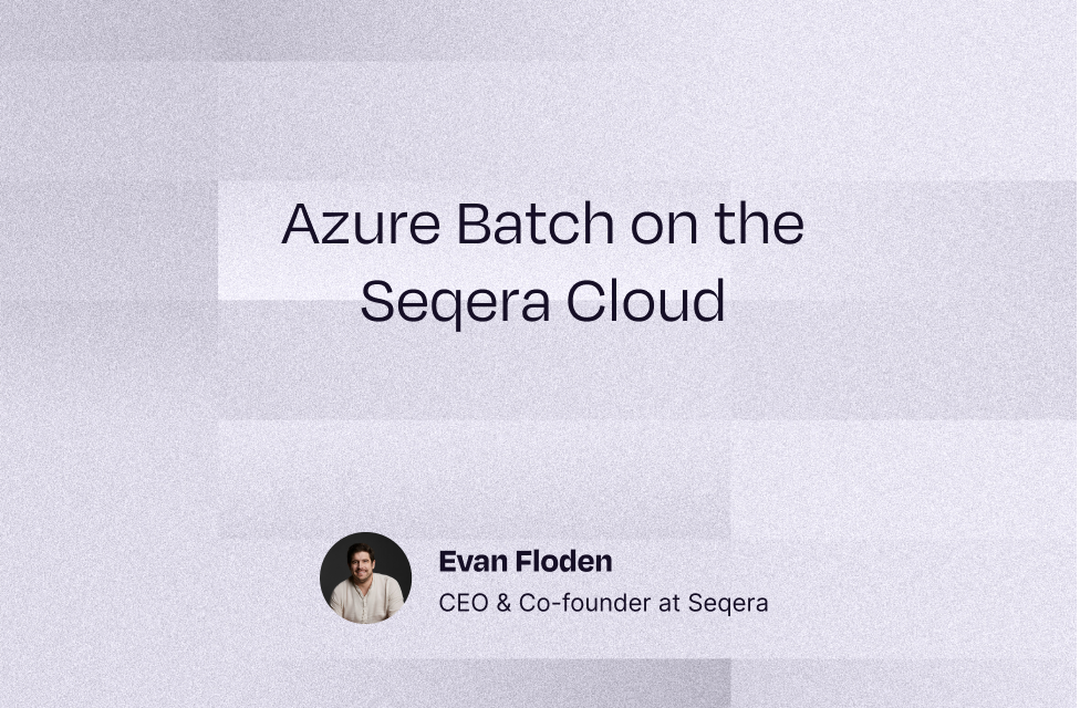 Azure Batch on the Seqera Cloud Webinar Series 2021