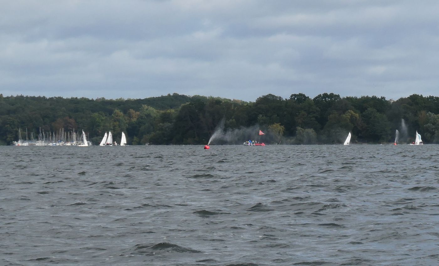 Spuckbojen auf dem Tegeler See