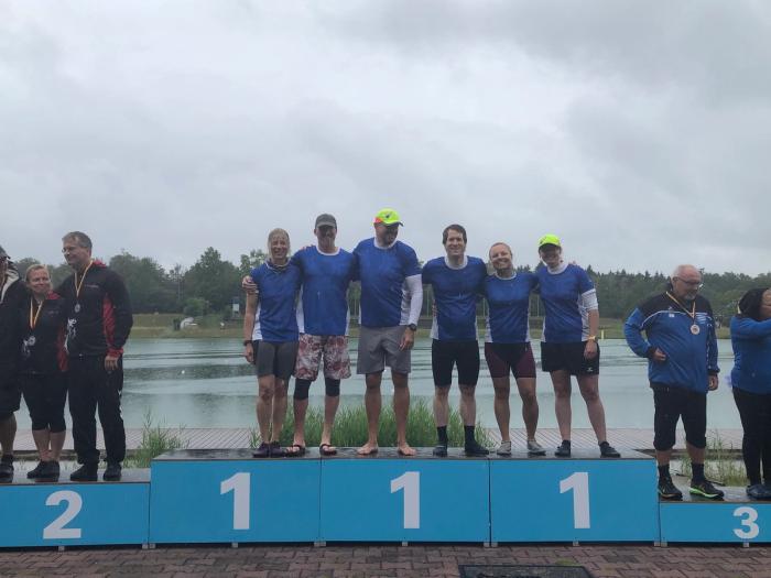 500m Sprint Teilnehmer bei 1. DM Outrigger