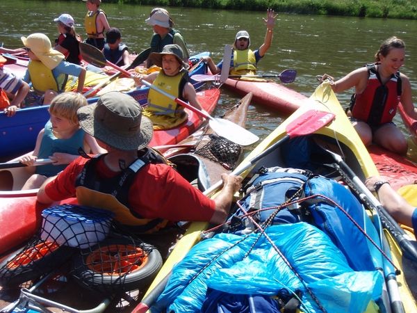 Jugend-Wanderfahrt auf der Weser