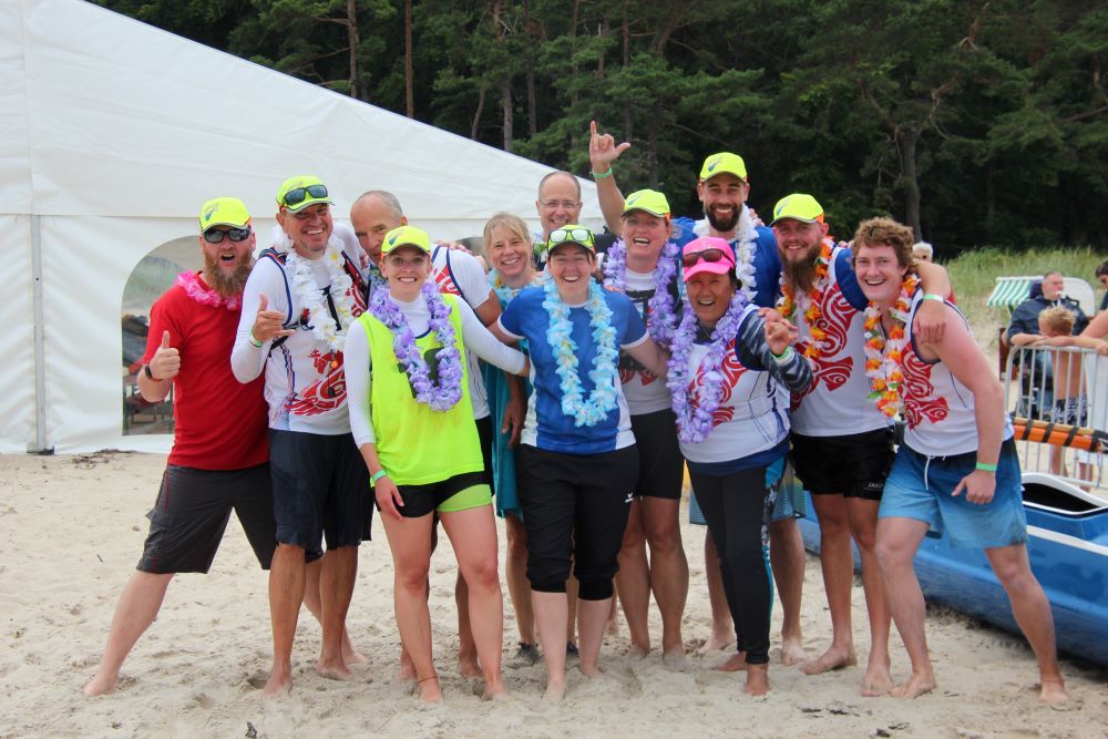 Outrigger Regatta auf der Ostsee