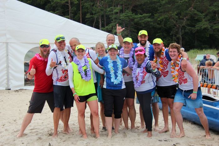 Outrigger Regatta auf der Ostsee
