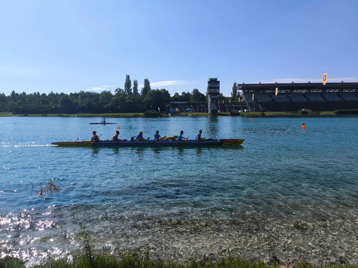OC6 auf der Regattastrecke