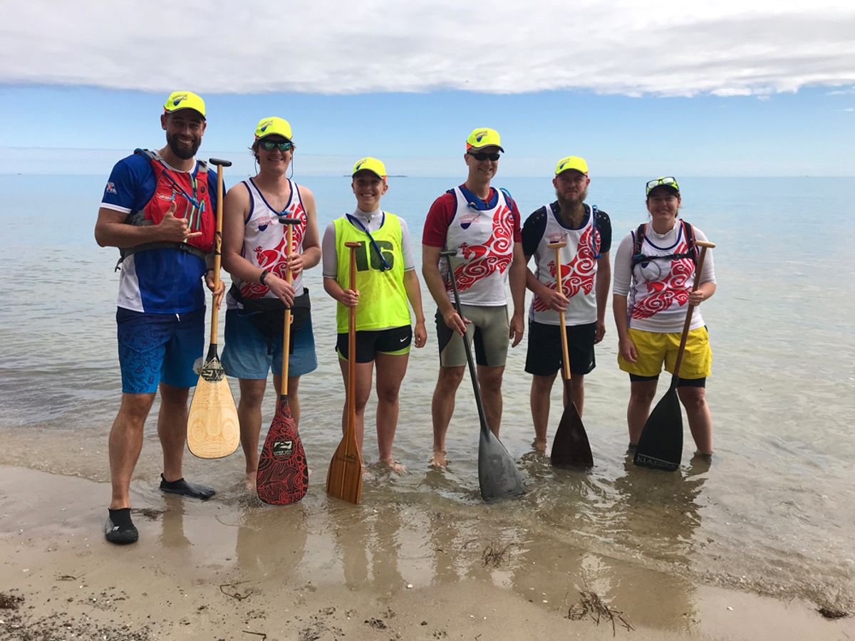 Outrigger Regatta auf der Ostsee