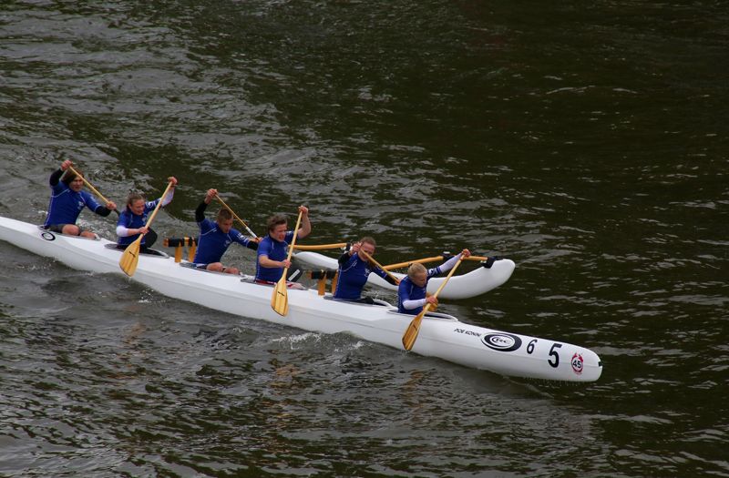 Kanujugend bei der Regatta