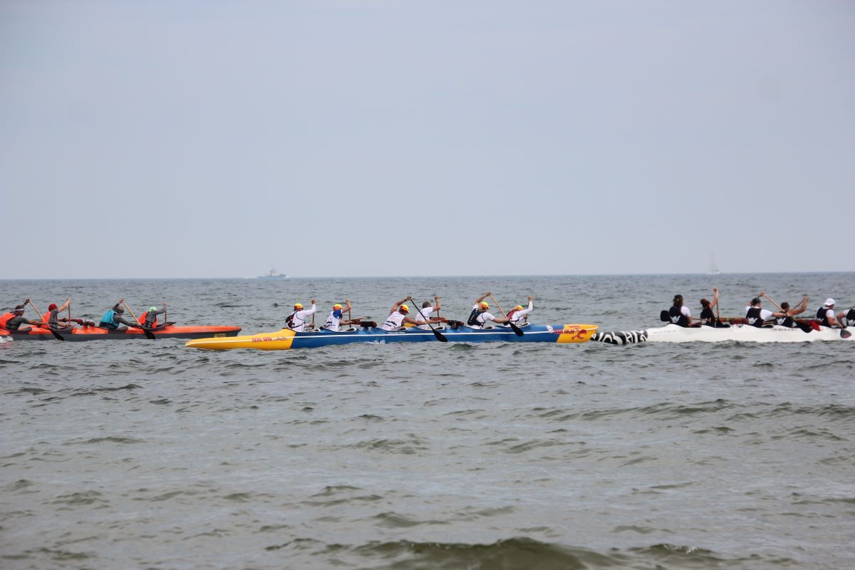Outrigger Regatta auf der Ostsee