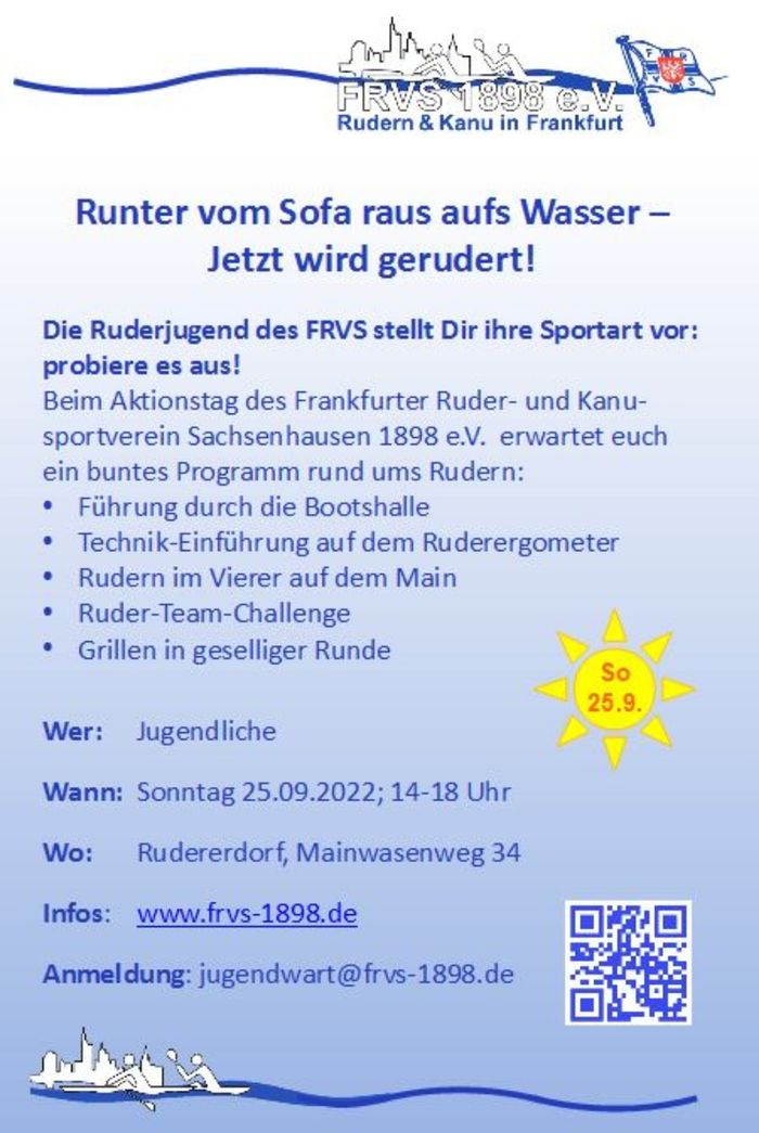 Ruderjugend Aktionstag