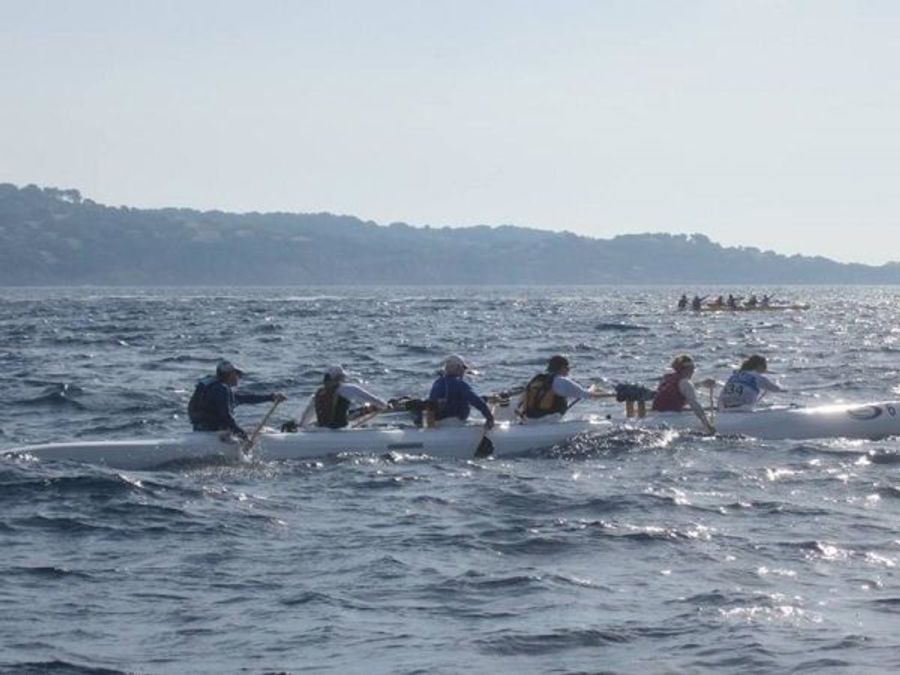 FRVS-Outrigger-Team bei der Porquerollaise