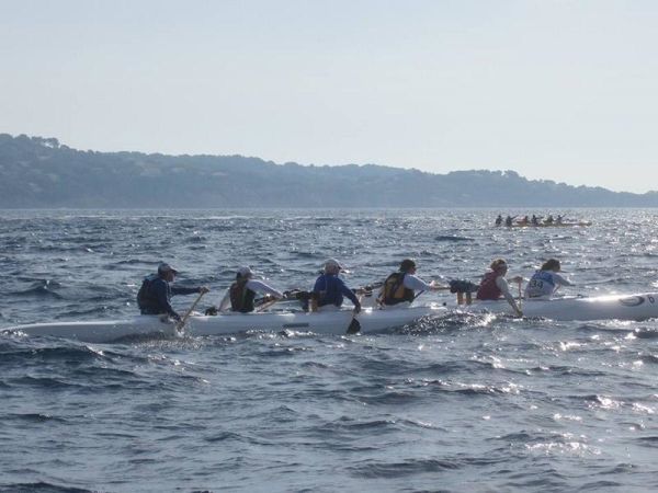 FRVS-Outrigger-Team bei der Porquerollaise