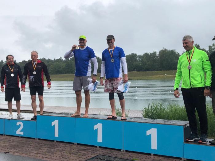 Sieg im OC-2 Männer 500m Sprint