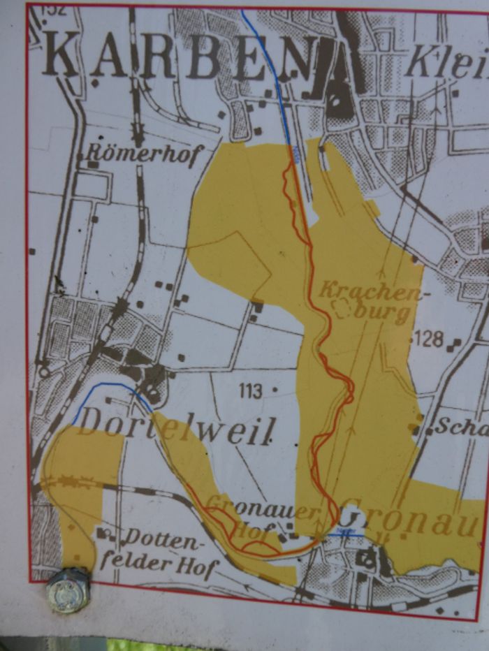 Auf den rot markierten Flussabschnitten ist die Nidda von März bis Oktober gesperrt
