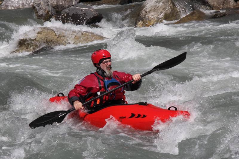 Christian whitewater paddling