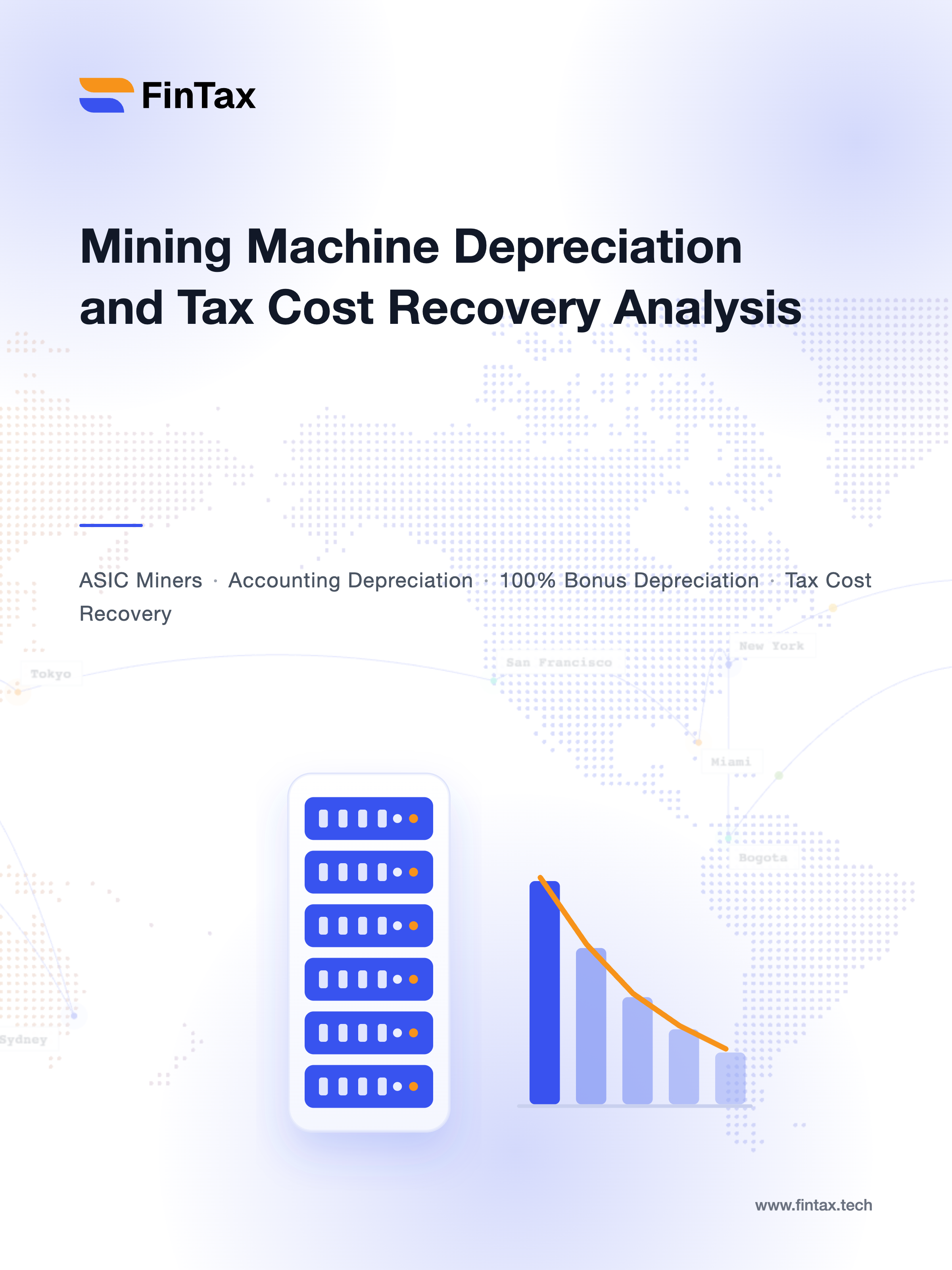 Mining Machine Depreciation and Tax Cost Recovery Analysis