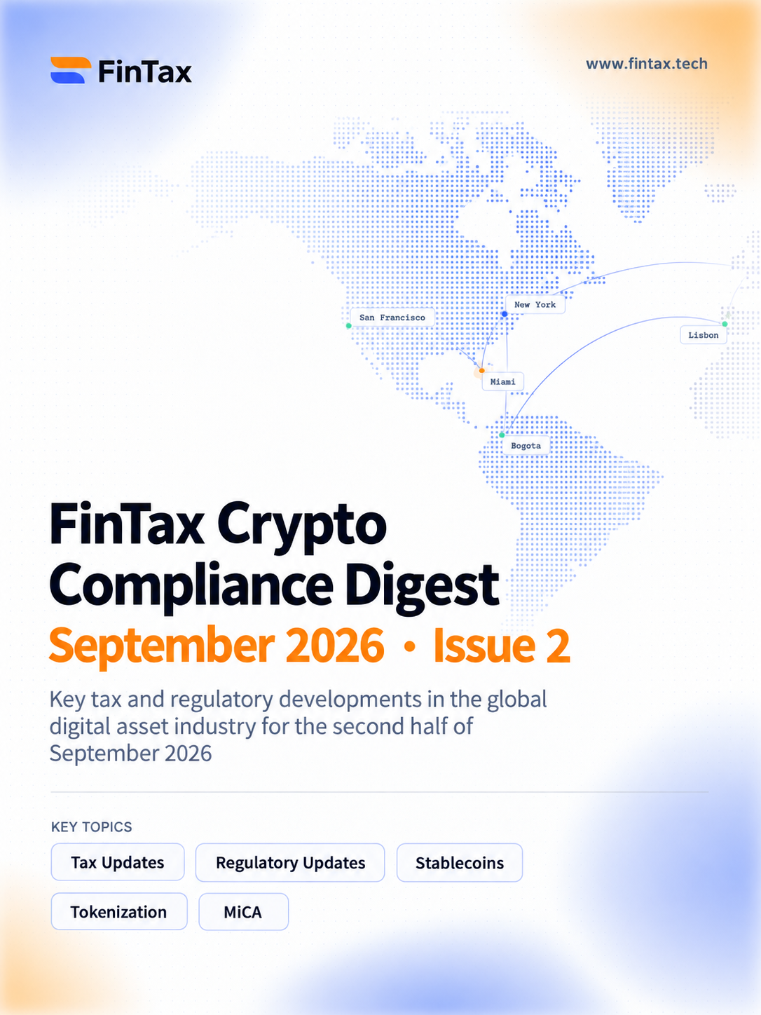 FinTax Crypto Compliance Highlights — September 2026, Issue 2