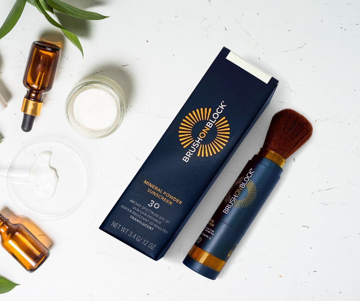 Brush On Block mineral sunscreen brush product