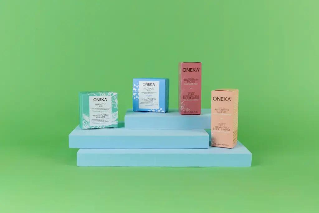 Oneka Elements haircare bar packaging