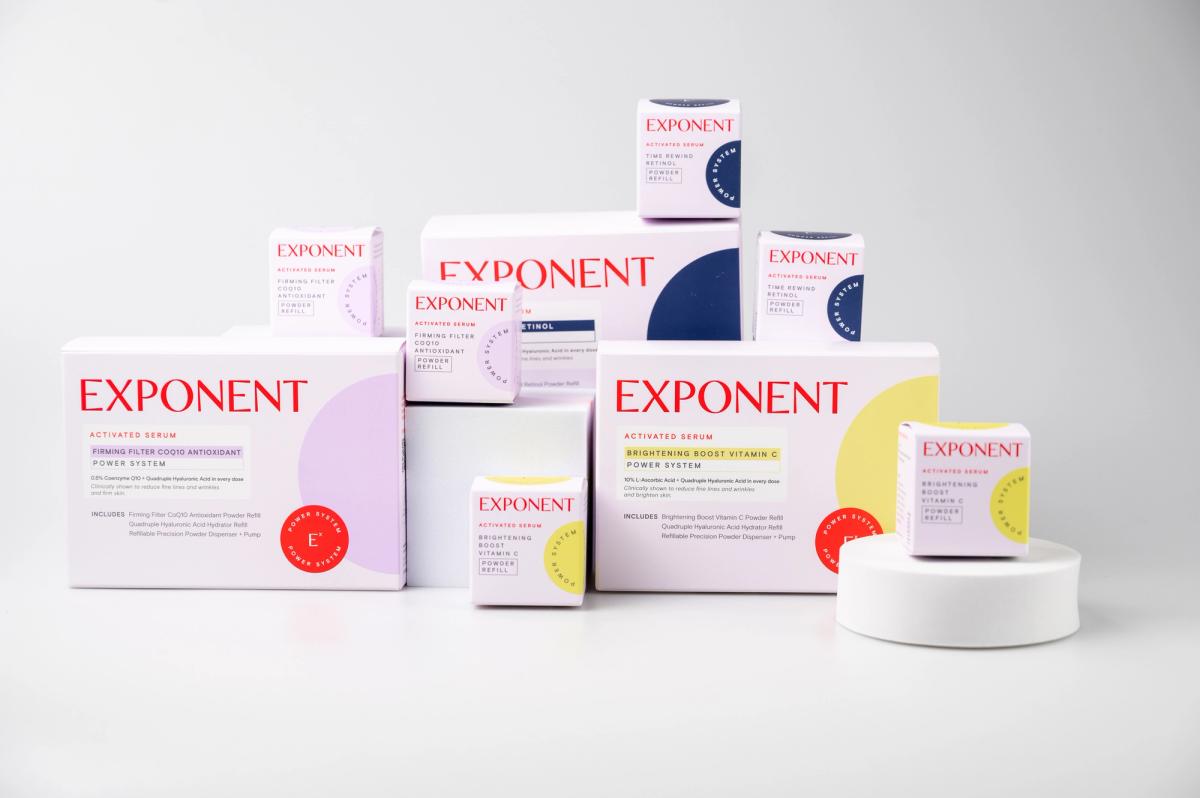 Exponent Beauty retail kit outer carton