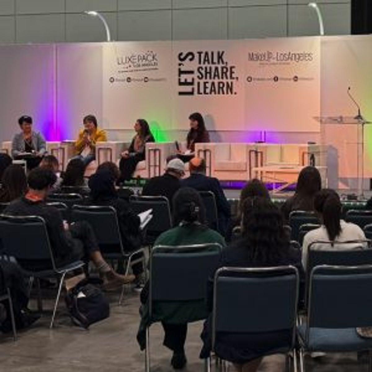 Audience seated at an industry conference session