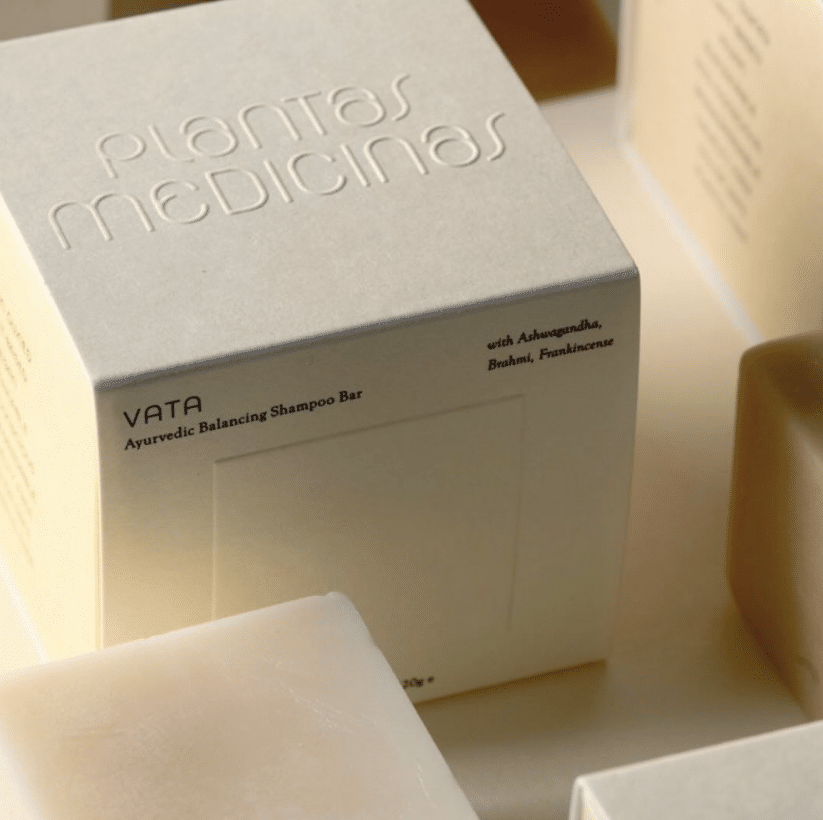 Finished Plantas Medicinas haircare carton