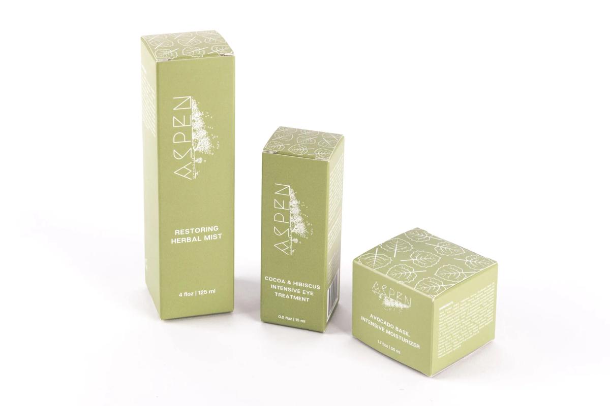Aspen Natural Skincare production detail