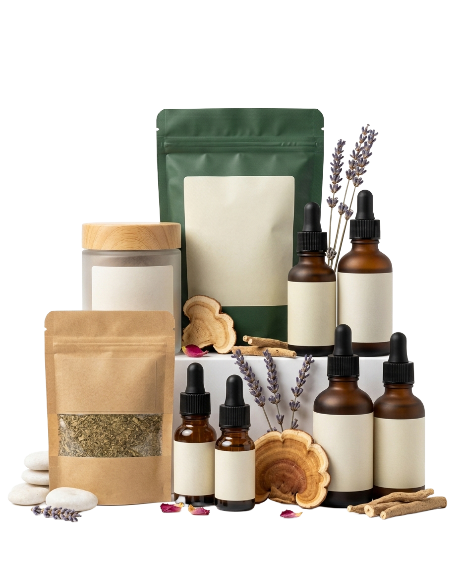 Adaptogen and nootropic packaging