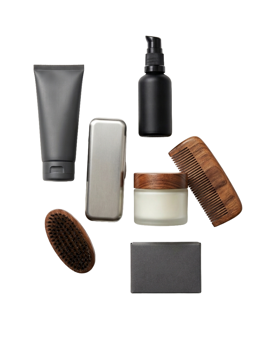 Men's grooming packaging