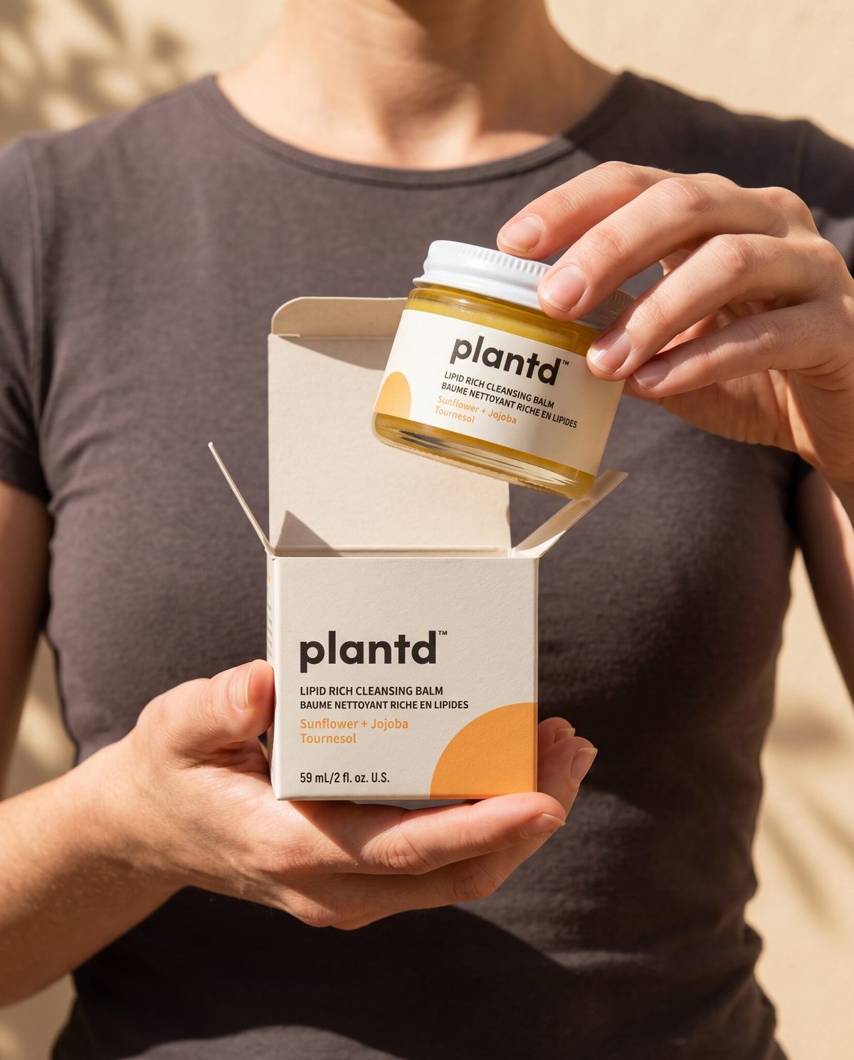 Plantd Skincare cartons together