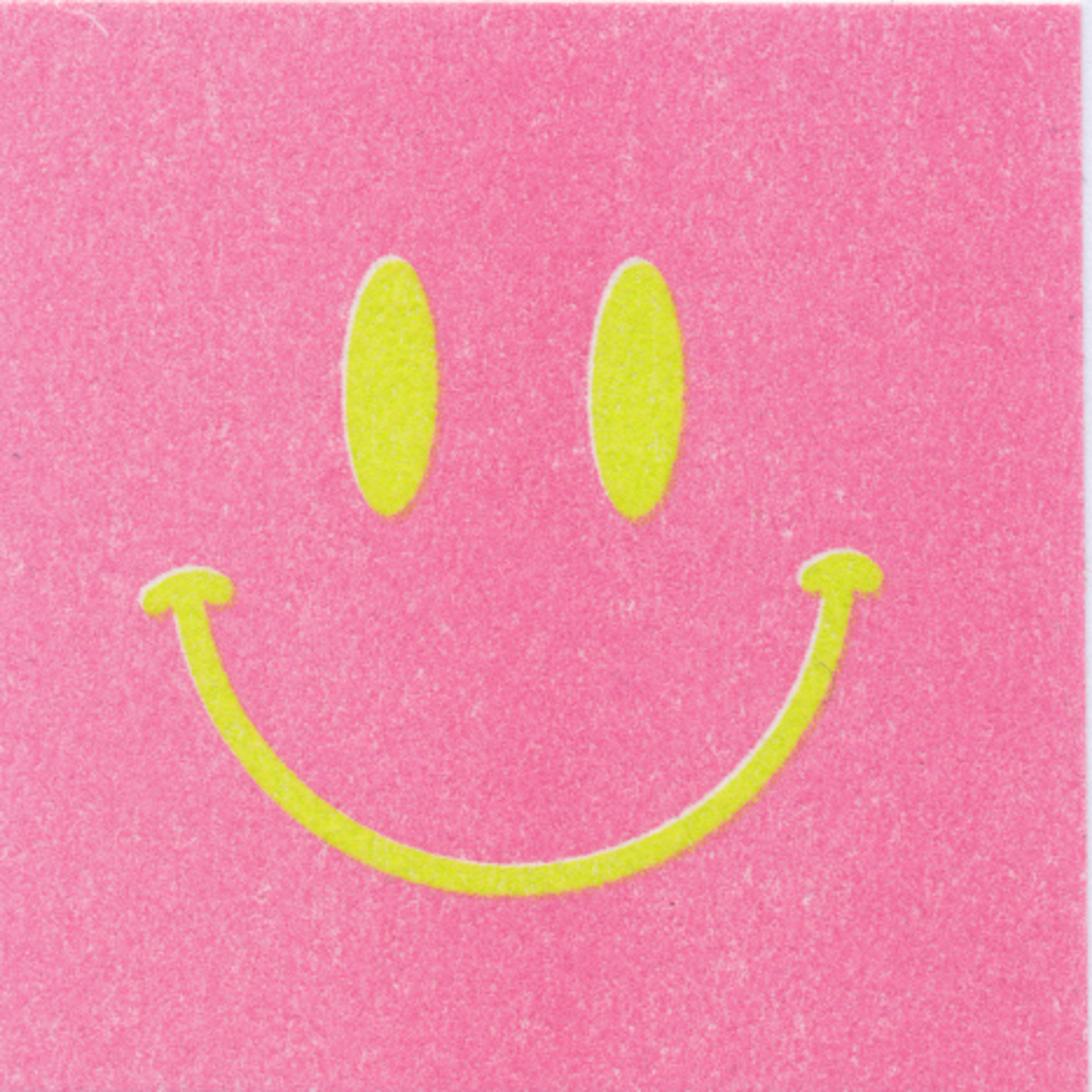 Risographie-Druck in Bubblegum und Light Lime