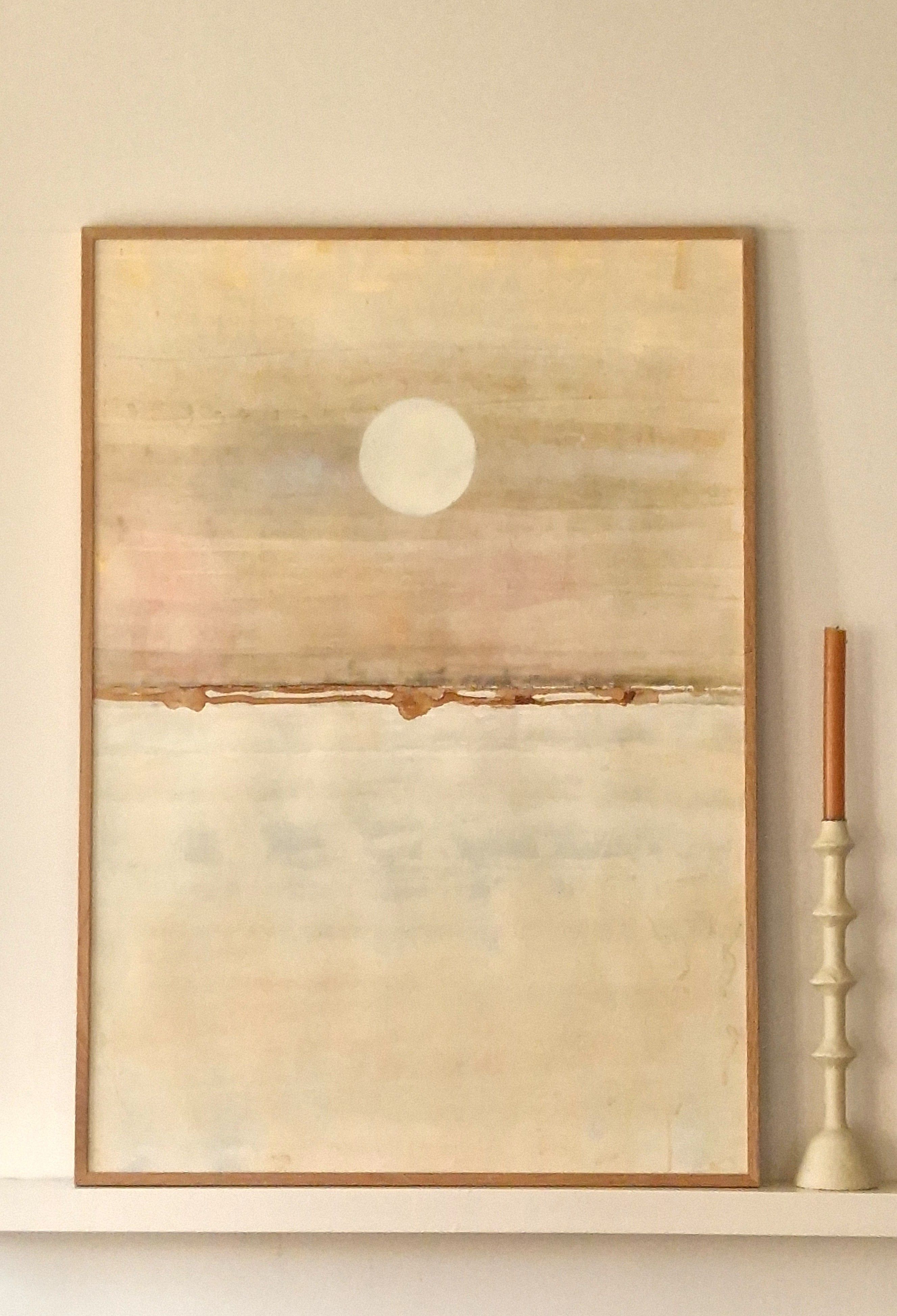 Sunrise and  the sand