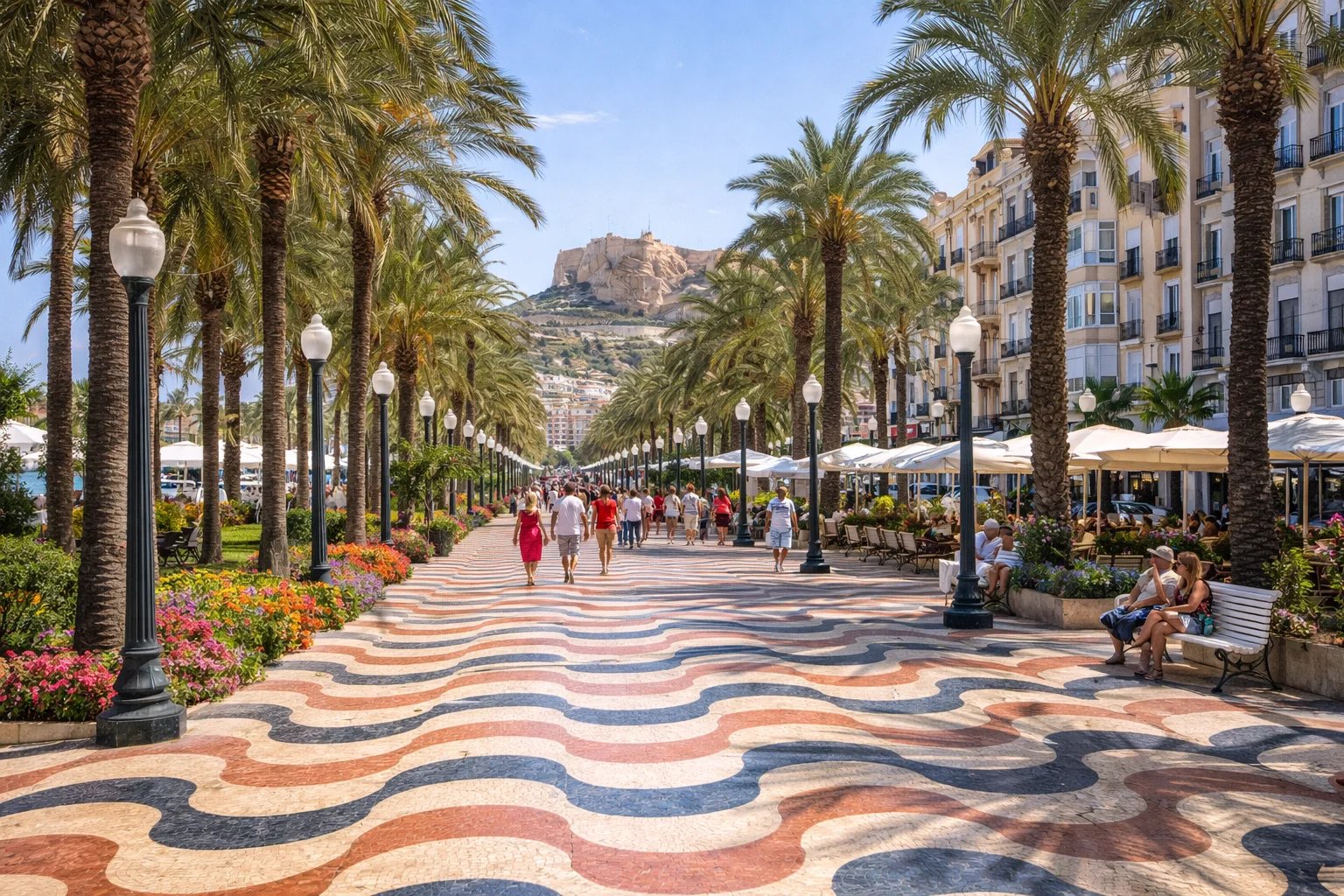 Alicante promenade