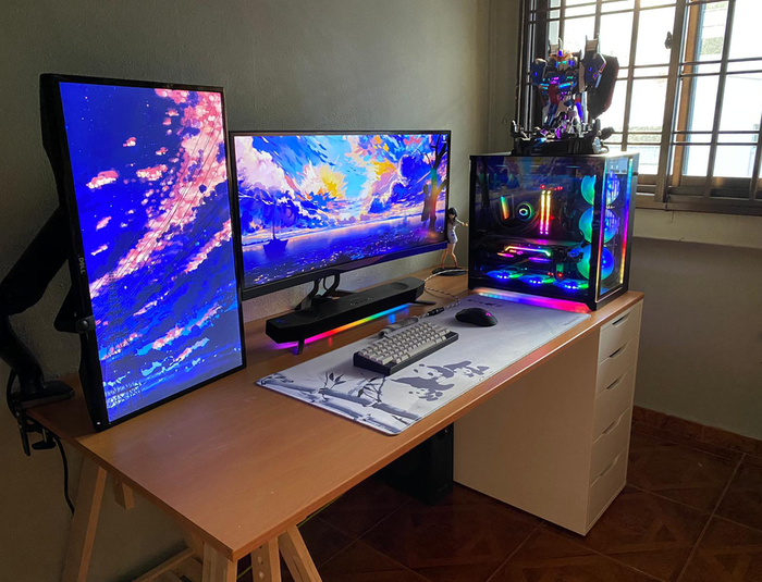 The Skewer, un Mod qu'il RGB over 9000 !  Gaming setup, Pc gaming setup,  Computer setup